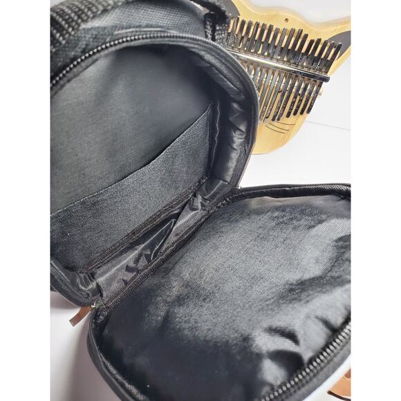 Wood Kalimba 17 Keys Engraved With Notes Cat Shaped Thumb Piano w Case And Book - Picture 9 of 9